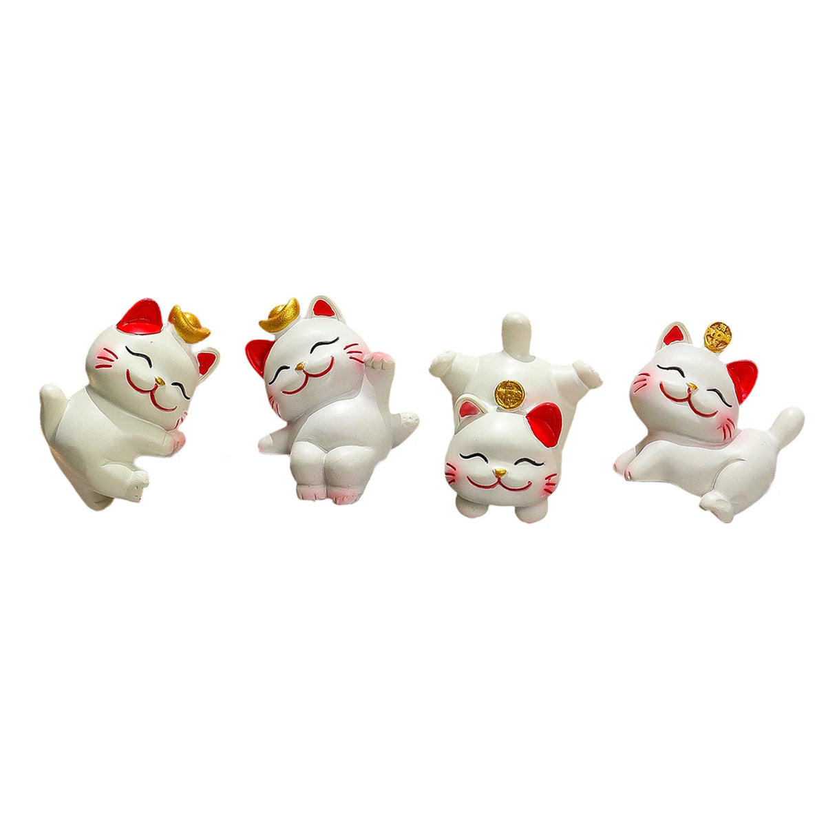 figurines chats décor animaux miniature ornement monitor décoration table cadeau