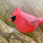 Figurine oiseau bois fait main pour intérieur