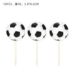 décorations cupcakes football blanc noir moderne festives tringles occasion anniversaire noël saint valentin halloween