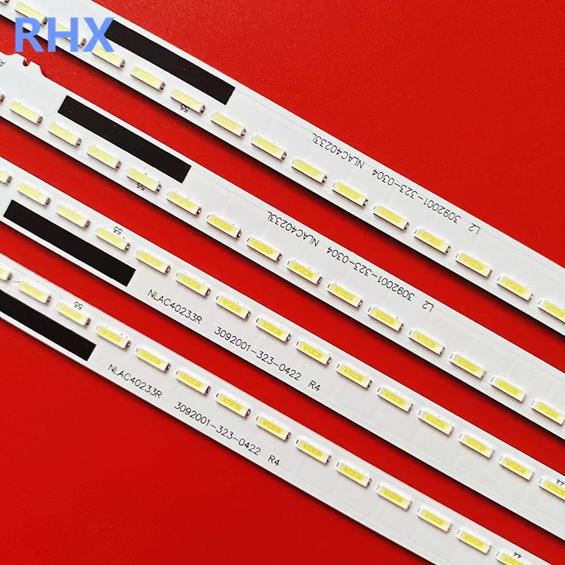 bande led blanc bleu moderne adhésif 60.5cm 66led connecteur