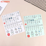 autocollants graphiques icônes électriques jaune bleu clair blanc simples adhésifs pack feuilles pack feuilles