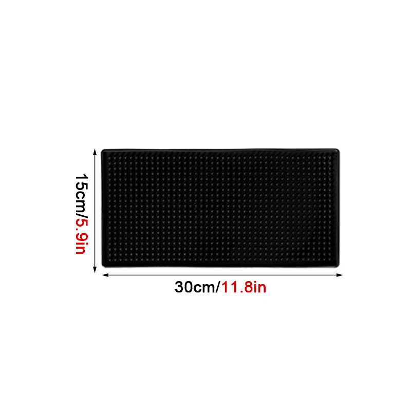 tapis bar antidérapant caoutchouc perforé moderne noir respectueux environnement 30cm 45cm 60cm
