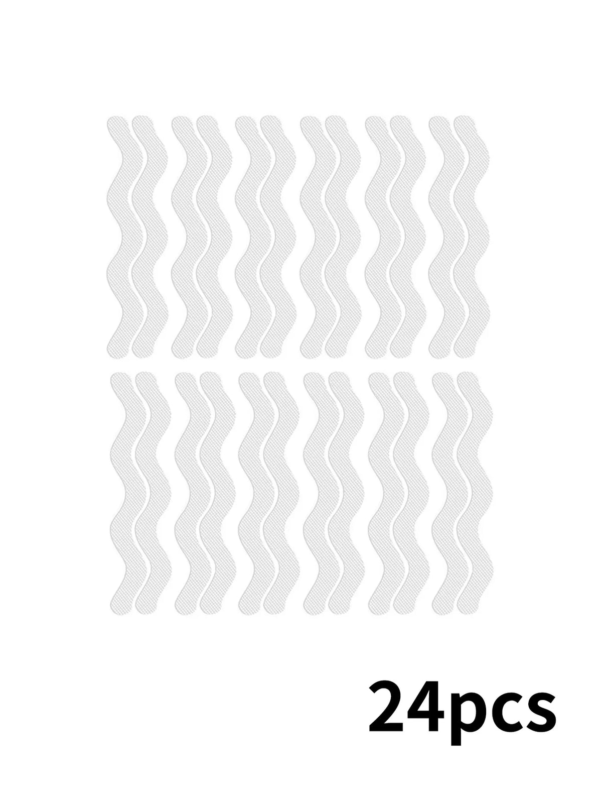 tapis anti dérapant baignoire adhésif ondulations texture granuleuse moderne blanc gris bleu