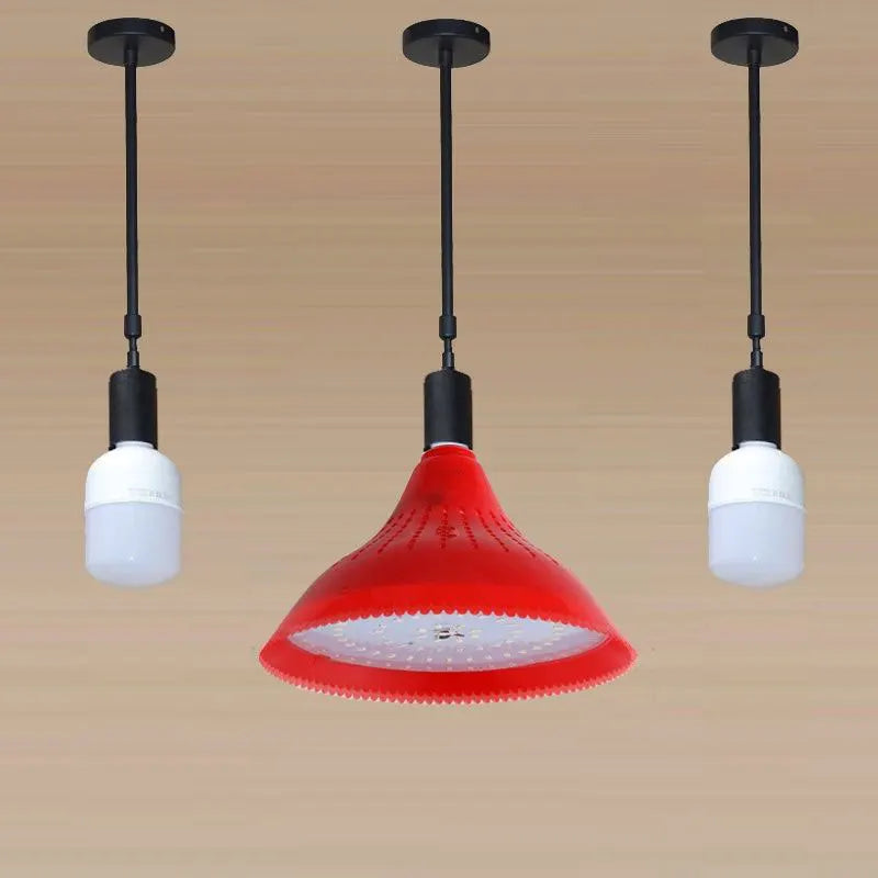 suspension lumineuse moderne éclairage noir blanc réglable métal minimaliste chambre étude