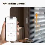 rideau électrique intelligent zigbee motorisation chainne blanc moderne controle application alexa googlehome