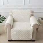 housses canapé polyestère lavables motifs géométriques gris marron moderne poche adhésive