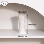 vases blancs modernes céramique décoration intérieure table arrangement floral vases décoratifs