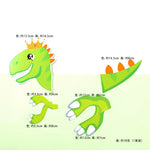 décoration gâteau enfant dinosaure cartoon palmiers ballons happy birthday motifs floraux tringle festif anniversaire
