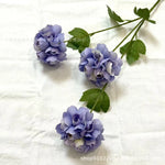 fleurs artificielles dahlia rouge rose vert bleu violet moderne décoration maison bouquet soie