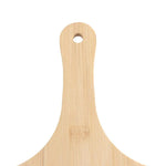 plaque pizza bois clair manche lisse trou durable rustique cuisine italienne