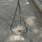panier suspendu fibre coco chaînes métal marron clair plante verte jardin rustique naturelintérieurextérieur