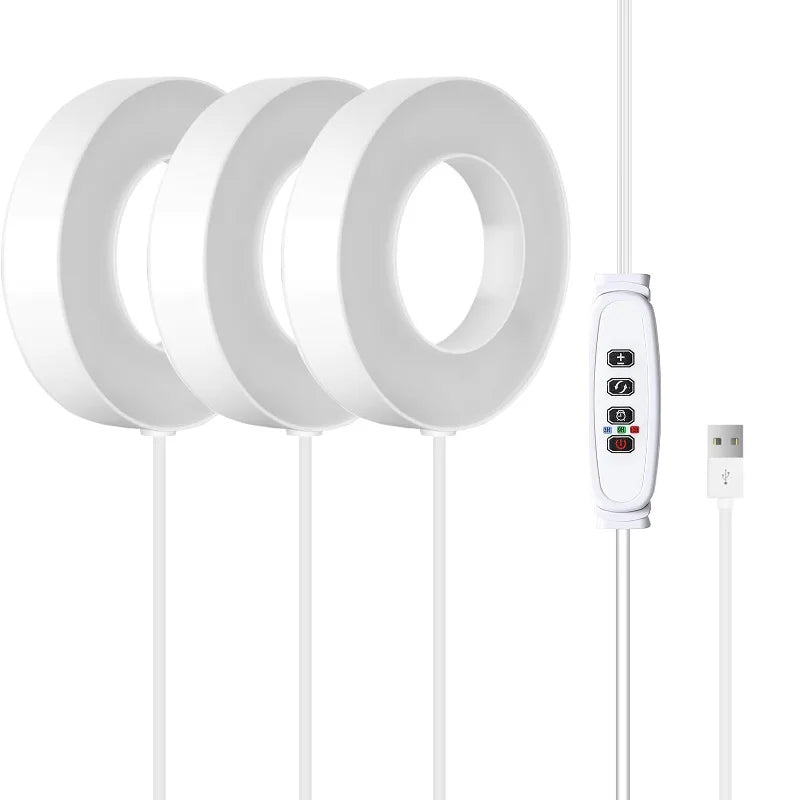 lampe led intérieure plante blanc moderne adhésif usb réglable 5v 80lm/w 72leds