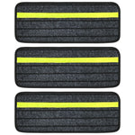 tapis antidérapant marchepied rv gris foncé jaune fluo adhésif texturé sécurisé surface poils rayures