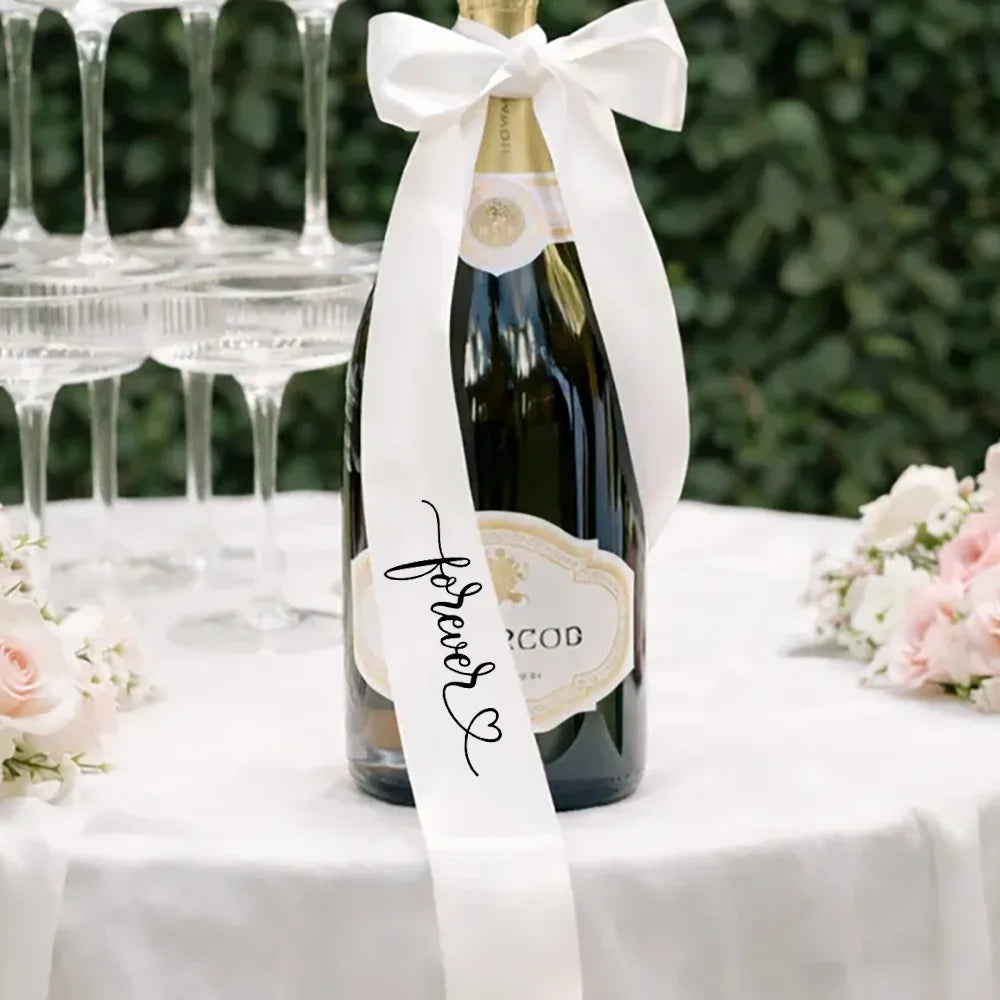 rubans satinés mariage just married elle dit oui love welcome mrs mrs forever
