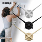 Horloge murale métal design géométrique blanc