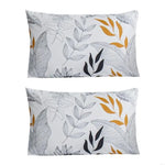 parure lit drap housse taies d'oreiller motif fleurs moderne élégant
