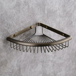 panier d'angle salle bain or rose chrome fileté moderne vis fixation produits