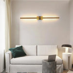 Lampes murales modernes or noires LED éclairage quotidien 60cm 80cm 100cm