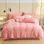 Housse de couette flanelle blanche confortable