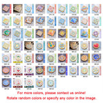 coasters mosaïque multicolores créatifs artisanal diy bambou transparents opaques