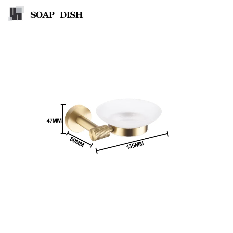 accessoires salle bain doré porte savon porte serviette barre verticale barre horizontale porte verre