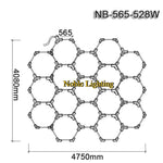 ruban led blanc hexagonal moderne adhésif 565mm 6500k 2000lm 50000h