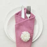 serviettes table coton polyester 30x45cm classique vert olive rouge blanc gris clair texture lin
