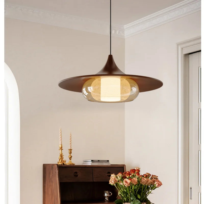 suspension lumineuse moderne marron texture mat led 90 260v 2000 82000lm salle manger restaurant