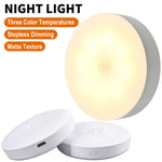 lampe nuit blanc moderne aimantée port type détection mouvement gradation progressive