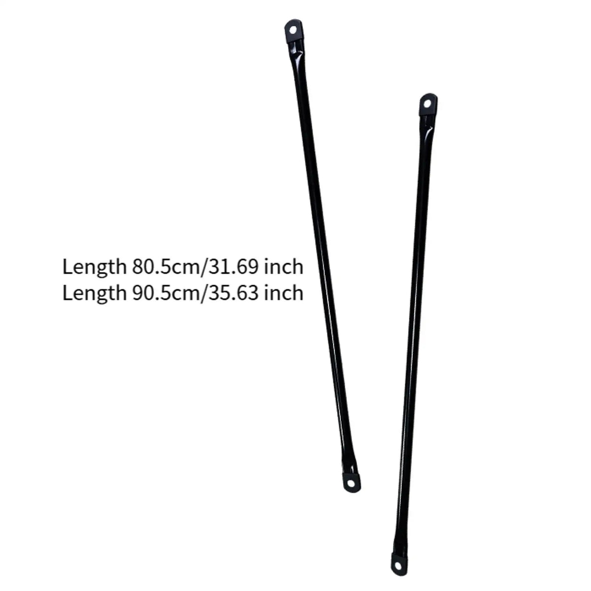 barres suspension balançoire métal noir moderne 80.5cm 90.5cm