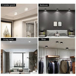 éclairage led spot blanc noir moderne 12w 15w 18w 9w 220v vis aluminium