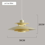 lampe suspendue moderne scandinave blanc vert noir jaune concentrique câble plat pendentifintérieur