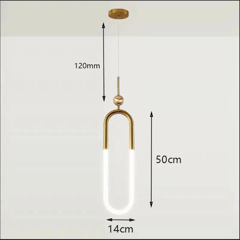 Suspension lumineuse moderne or blanc acrylique câble suspendu éclairage quotidien minimaliste