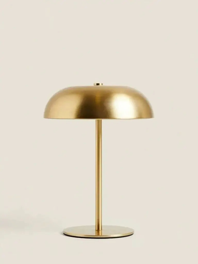 lampe table led rechargeable couleur doré moderne sans fil intensité variable blanc rouge portable