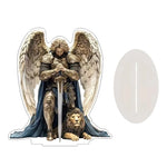décoration figurine acrylique dragon ange fée motifs floraux orientaliste fantaisie spiritualité