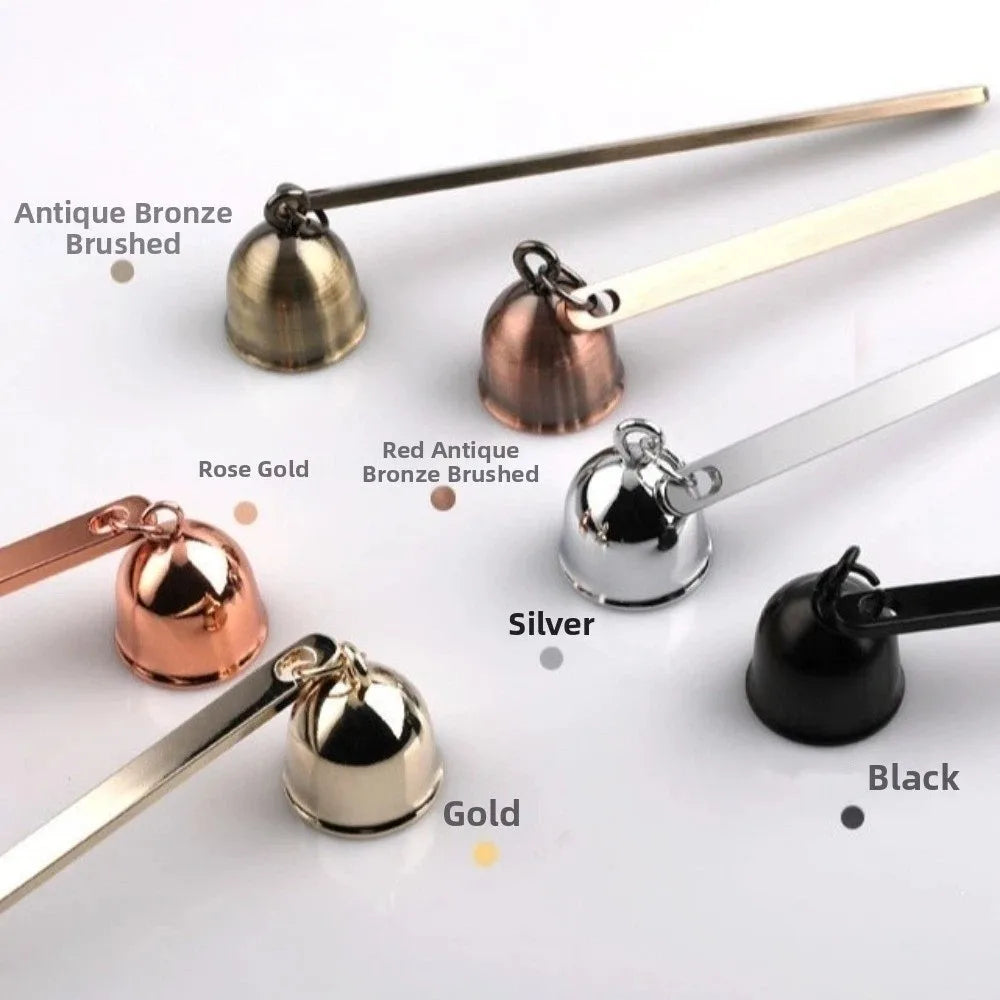 éteignoir snuffer acier inoxydable noir argent or cuivre bronze classique brillant antidérapant poignée boule