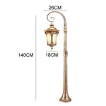 lampe rue led noir bronze classique vintage ip65 alu flux lumineux moderneextérieur