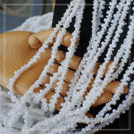bracelets polyester multicolore blanc rouge or violet marron gris biodegradable