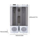 distributeur savon liquide blanc transparent moderne minimaliste salle bains cuisine