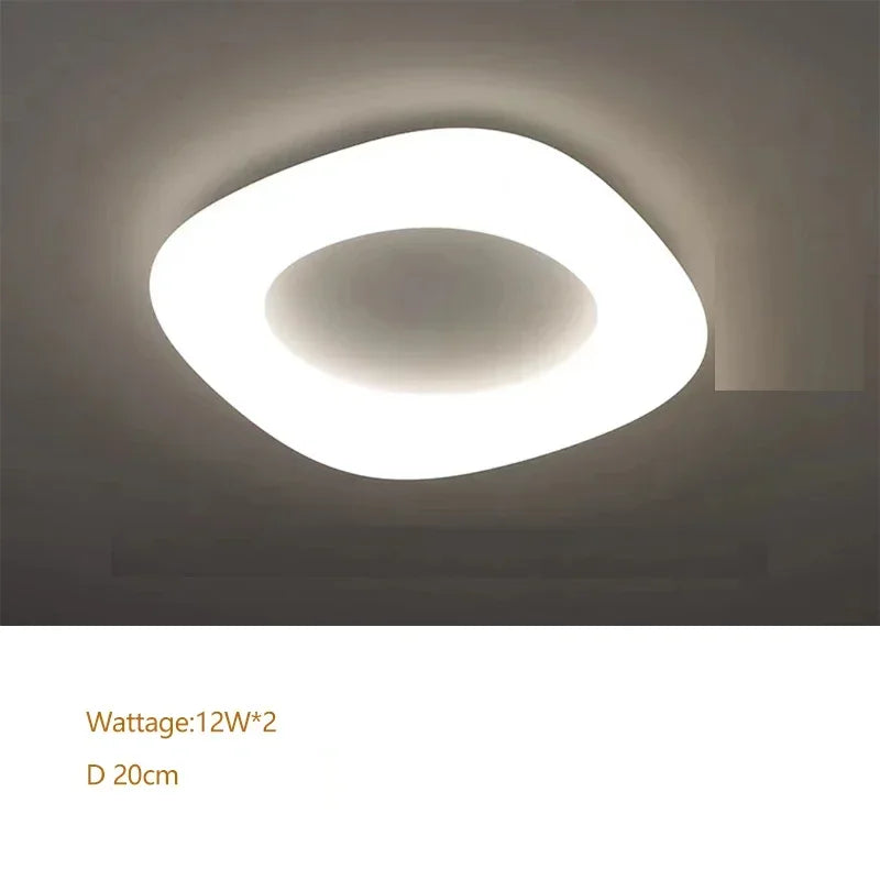 suspension lumineuse moderne acrylique blanc 20cm 30cm 46cm 53cm 75cm 91cm