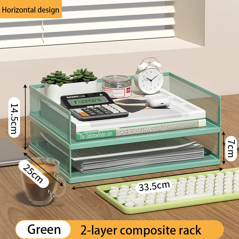 rangement multifonctionnel rack noir blanc vert maille métallique moderne document porte cartes étiquettes chanel