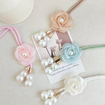ruban rideaux fleur blanche adhésif élégant blanc rose bleu vert