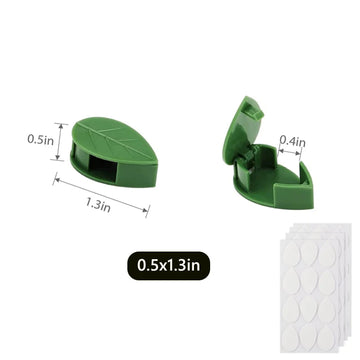 porte plantes adhésifs modernes vert feuille blanc jardin plante grimpante décoration intérieure extérieure auto
