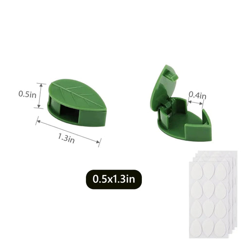 porte plantes adhésifs modernes vert feuille blanc jardin plante grimpante décoration intérieure extérieure auto