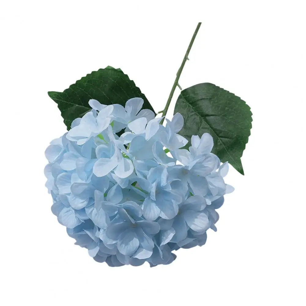 bouquet fleurs artificielles hortensias blanc bleu rose vert orange violet intérieur vintage romantique