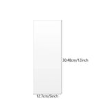 peigne éplucheur gâteau transparent acrylique outil pâtisserie lisse crème glaçage 10 12 14 inch
