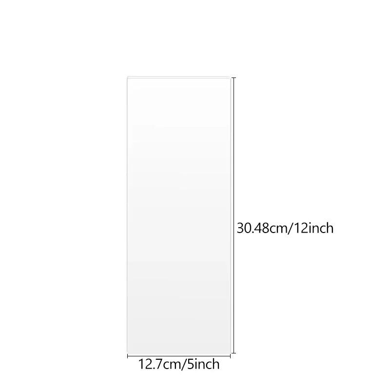 peigne éplucheur gâteau transparent acrylique outil pâtisserie lisse crème glaçage 10 12 14 inch
