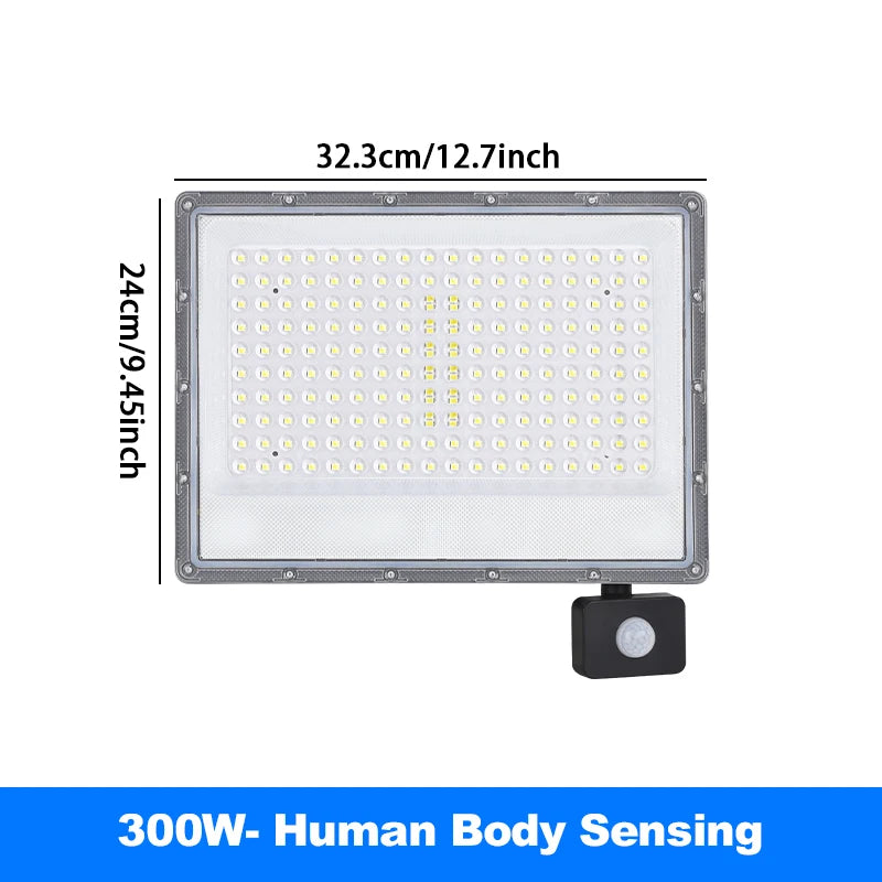 projecteur led moderne ip65 étanche 220v sensor mouvement clips gris métallique 500w 300w 200w