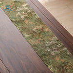 nappe décoration florale asiatique oiseaux motifs complexes couleurs vives longueur 150cm 250cm