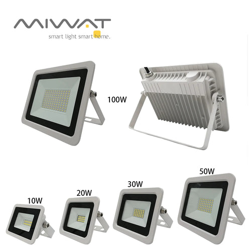 projecteur led extérieur blanc étanche moderne jardin mur éclairage sécurité haute puissance